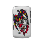 mad evil jester clown blackberry bold case