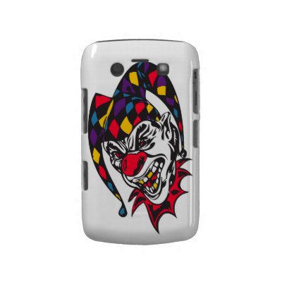 mad evil jester clown blackberry bold case Casemate_case