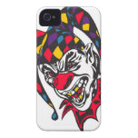 mad evil jester clown iPhone 4 Case-Mate case