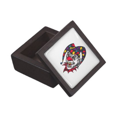 mad evil jester clown premium gift boxes Planetjill_giftbox