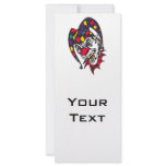 mad evil jester clown custom rack cards