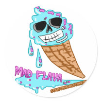 Mad Flava Hip Hop mad flavor Swag sticker by dustyvinyldesign Mad Flava Hip Hop mad flavor Swag sticker