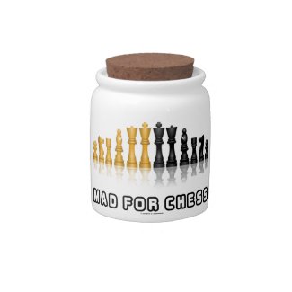 Mad For Chess (Reflective Chess Set) Candy Jars