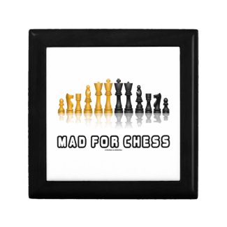 Mad For Chess (Reflective Chess Set) Jewelry Boxes