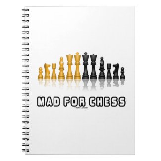 Mad For Chess (Reflective Chess Set) Notebook