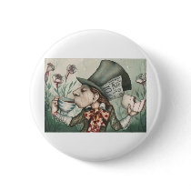 mad hatter 2 pinback buttons