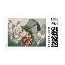 mad hatter 2 postage stamps