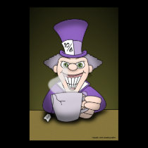 Mad Hatter 52x78 Poster posters