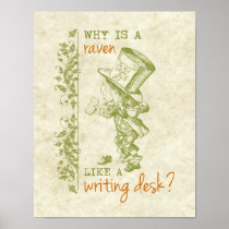 Mad Hatter, Alice in Wonderland Poster