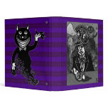 Mad Hatter and Cheshire Cat Vinyl Binders