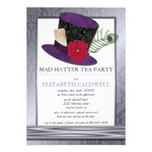 Mad Hatter Bridal Shower Invitation