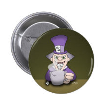 Mad Hatter Button