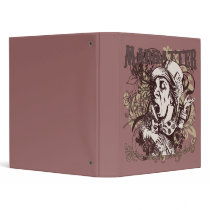 Mad Hatter Carnivale Style Vinyl Binder