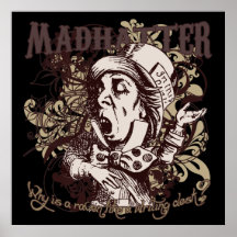 Mad Hatter Carnivale Style Posters