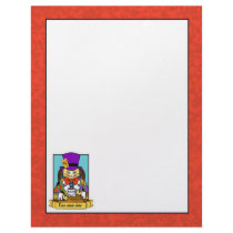 Mad hatter Cat Customized Letterhead