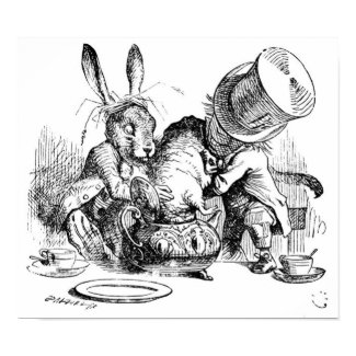 Mad Hatter, Dormouse and March Hare print
