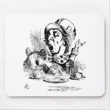 Mad Hatter engaging in rhetoric Mouse Mats