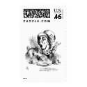 Mad Hatter engaging in rhetoric postage