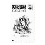 Mad Hatter engaging in rhetoric postage