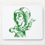 Mad Hatter Inked Green Mousepads