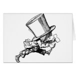 Mad Hatter just as hastily leaves Card