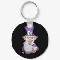 Mad Hatter Keychain by psychoclowns Mad Hatter Keychain