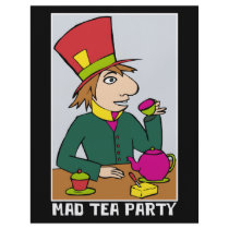 Mad Hatter Mad Tea Party flyers