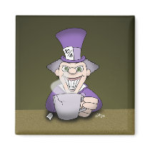 Mad Hatter Magnet by psychoclowns Mad Hatter Magnet