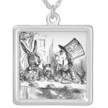Mad Hatter March Hare Tea Party Art Pendant