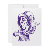 Mad Hatter Prom Bid invitations