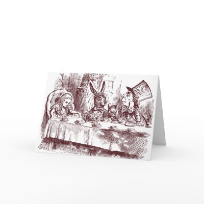 Mad Hatter Shower Invitation Card by theshowerdiva
