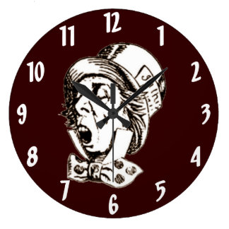 Mad Hatter Wall Clocks | Zazzle