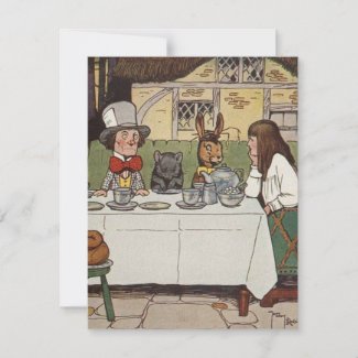 Mad Hatter Tea Party invitation