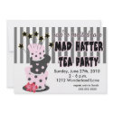Mad Hatter Tea Party invitation