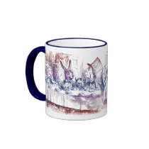 Mad Hatter Tea Party mugs by VintagePets Mad Hatter Tea Party mugs