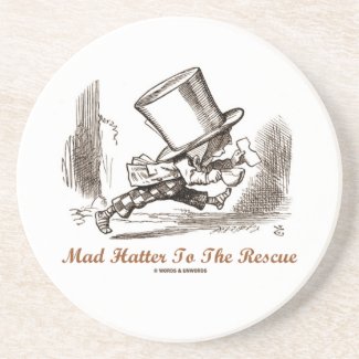Mad Hatter To The Rescue (Running Mad Hatter) Coasters