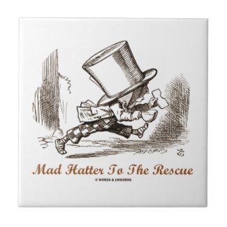 Mad Hatter To The Rescue (Running Mad Hatter) Tile
