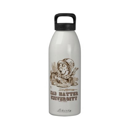 Mad Hatter University (Wonderland Mad Hatter) Reusable Water Bottle