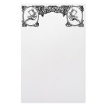 Mad Hatter Vintage Frame Custom Stationery