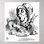 Mad Hatter with Dormouse Print