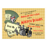 Mad Hatter Wonderland Sweet 16 Birthday Invitation