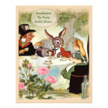 Mad Hatter's Tea Party Bridal Shower Invitations
