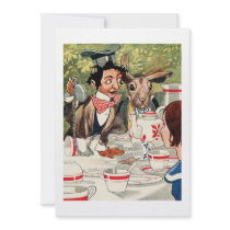 Mad Hatter's Tea Party Personalized Announcement