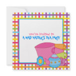 Mad Hatter's Tea Party Invitations
