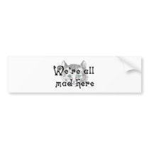Mad here bumper sticker
