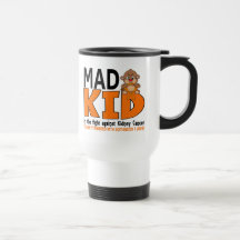 Mad Kid Kidney Cancer Mugs