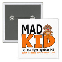 Mad Kid MS Pinback Buttons