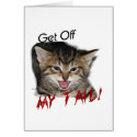 Mad Kitty: Get OFF MY TAIL cards by BowNRanch Mad Kitty: Get OFF MY TAIL cards