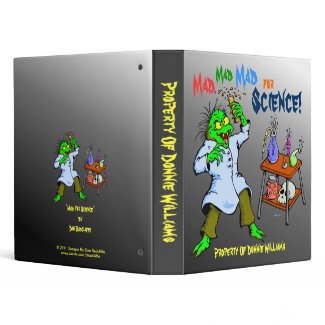 Mad, Mad, Mad For Science! binder