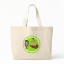 Mad Morgan And Ship Tote bag by KirstenEdwards Mad Morgan And Ship Tote bag